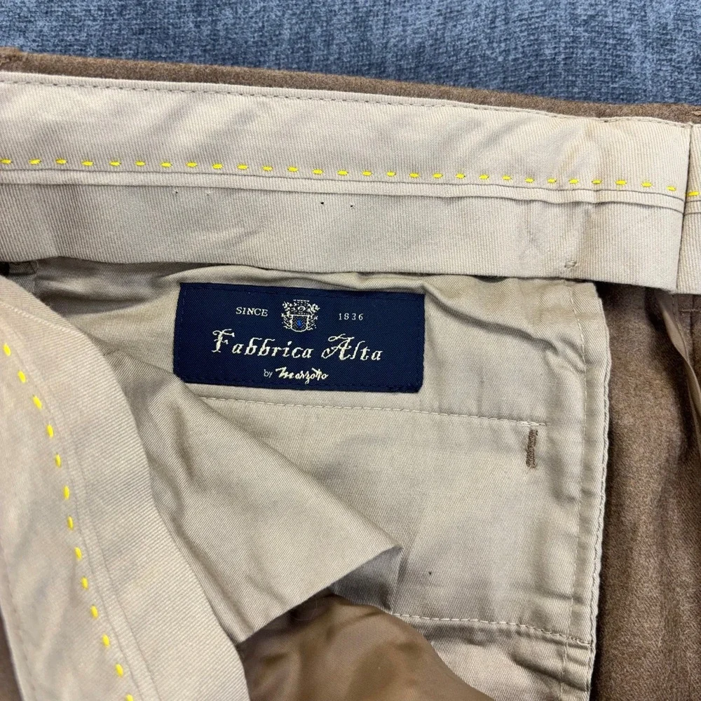 Banana Republic Fabrica Alta Marzotto 100% Wool Dress Pants Men's 33x30 Tapered